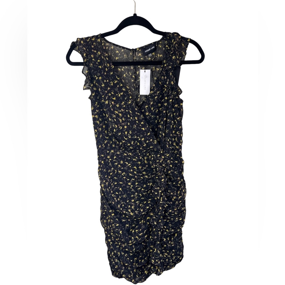 NWT Sugarlips Sherwood Ruched Ruffle dress - Picture 5 of 9